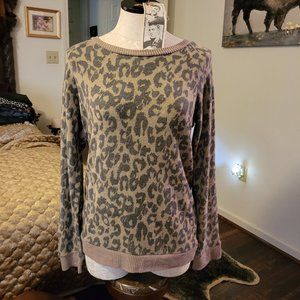 NWT Moondance Leopard Sweater